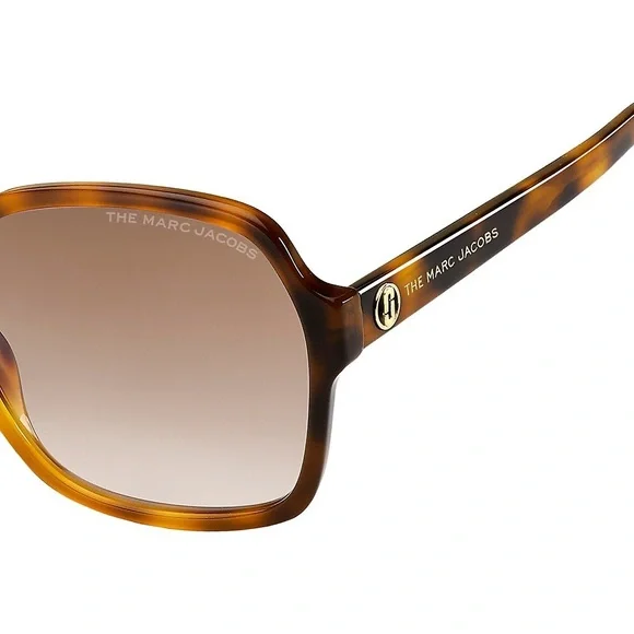 🔥♥️🔥Marc Jacobs Havana 57MM Oversized Square Sunglasses🔥♥️🔥 - Picture 10 of 10